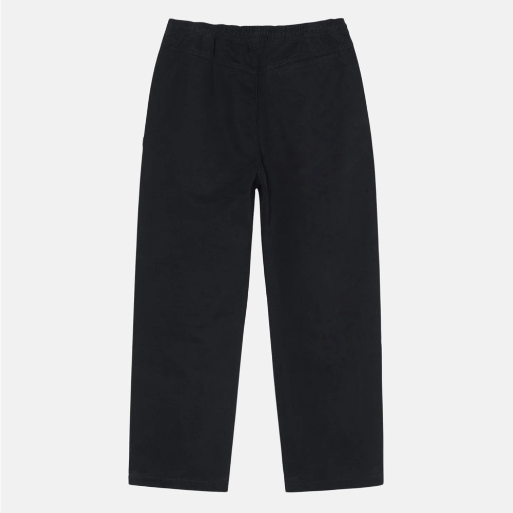 STUSSY BEACH PANT BRUSHED COTTON - XS Unisex black